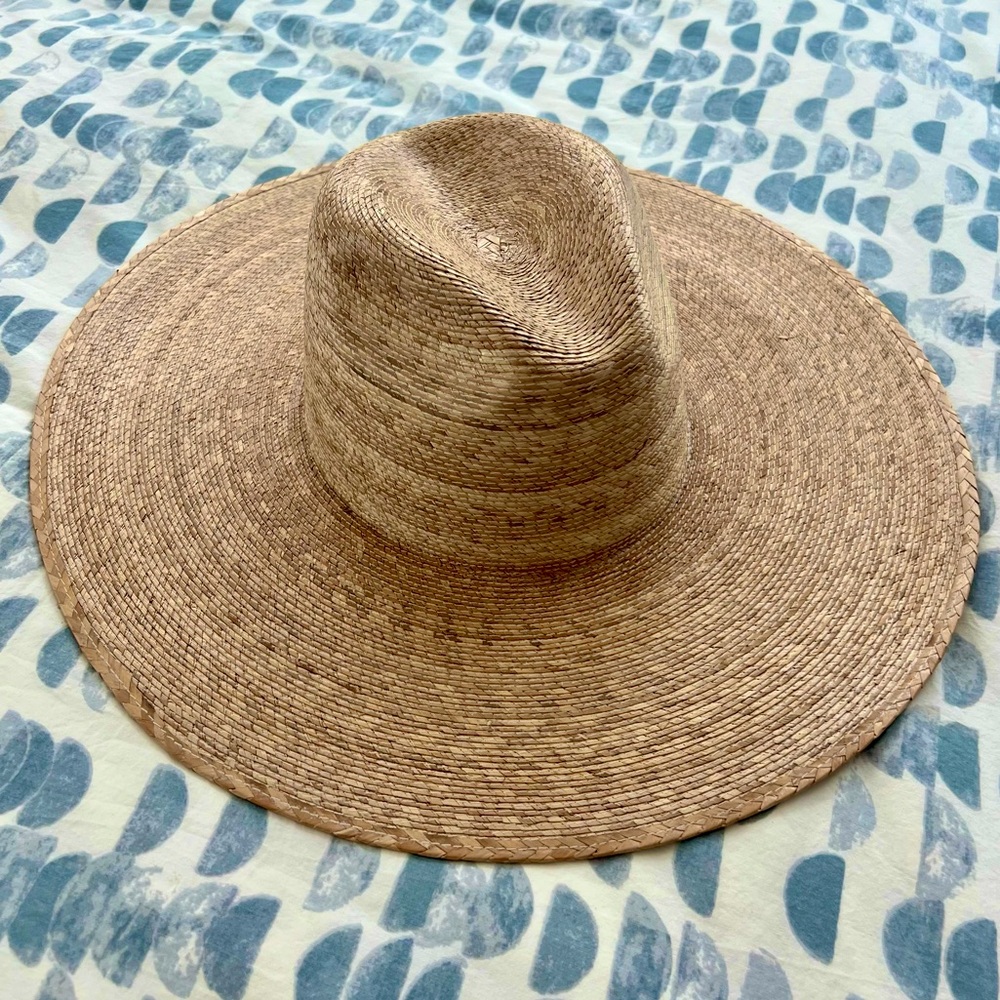 Lack of Color - PALMA WIDE FEDORA - Small / Medium Palm Leaf Woven Straw Hat
